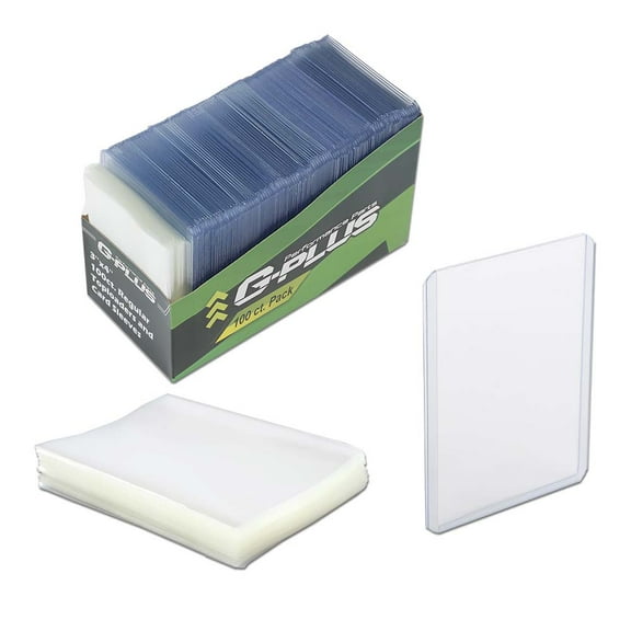 PIT66 Regular 3x4 Toploaders + 100 Soft Sleeves New Top loaders