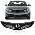 thumbnail image 1 of PIT66 Front Upper Bumper Grille Guard Matte Mesh Front Mesh Cover Fit for 2012-2014 Toyota Camry SE XSE Black 5310106340C0, TO1200354, 1 of 9