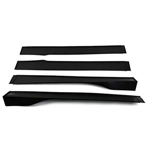 PIT66 Rocker Panel Extension Splitters Fit For Universal Car Lower Side Skirts Body -T