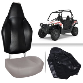Seat Back Seat Cover Fit for 2008+ Polaris RZR 570 800 900 Black