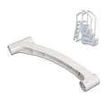 thumbnail image 1 of PIT66 Short Handrail Fit For Above Ground Swimming Pool Step White, 1 of 9