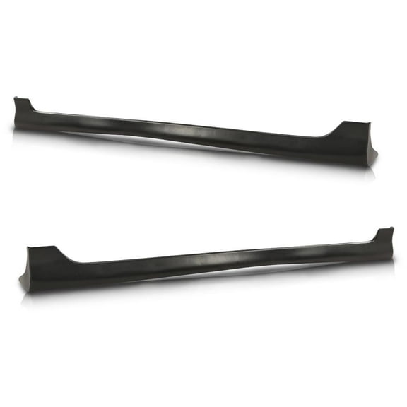 PIT66 Side Skirts Body Kit Black Rocker Panel Guard Trim Fit for Toyota Corolla 2003-2008