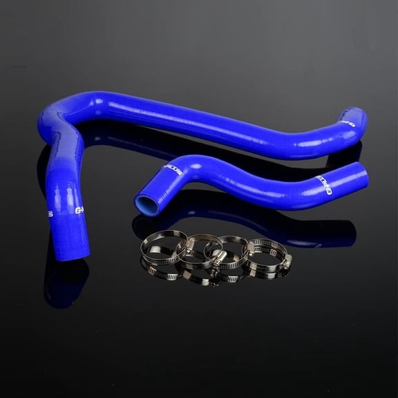 Silicone Radiator Coolant Hose Kit,Fit for 1992-1996 Honda Prelude SI/S/VTEC H22A Blue with Clamps