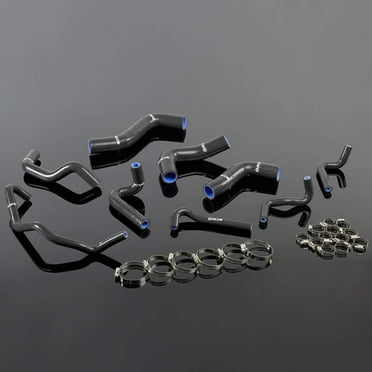 Black Silicone Radiator Hose Kit - Fits 1990-1993 Honda Accord CB7 With F22A/F20A Engine