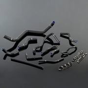 PIT66 Silicone Radiator Hose Kit Fit for 1992-2000 Honda Civic D15 D16 Eg Ek Black