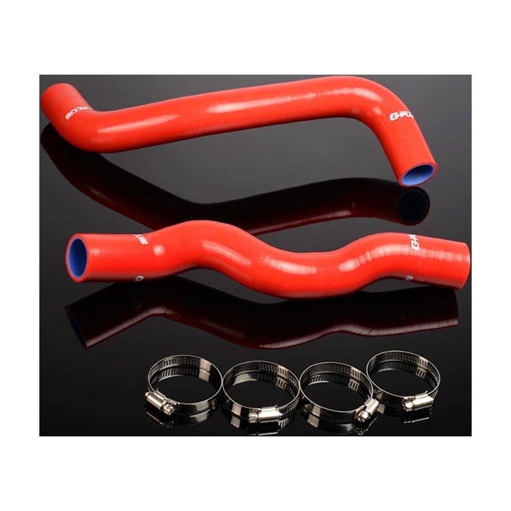 PIT66 Silicone Radiator Hose Kit Red with Clamps Fit for 2009-2012 ...