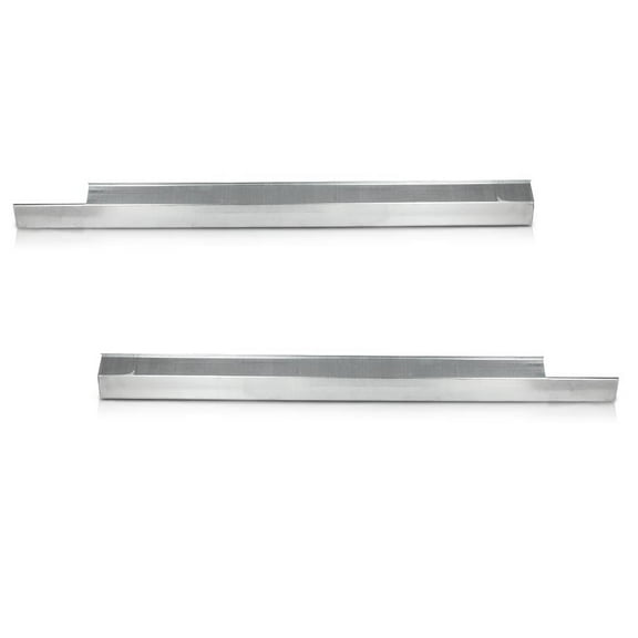 PIT66 Silver Slip-on Rocker Panel 4 Door Left+Right Fit for 2008-2011 Ford Focus