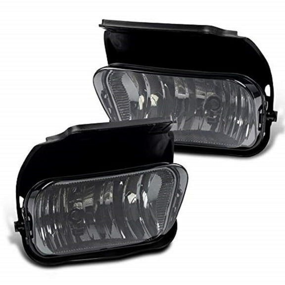 PIT66 Smoke Fog Light Lamp Driving Bumper Lamp Fit For 2003-2006 Silverado Avalanche