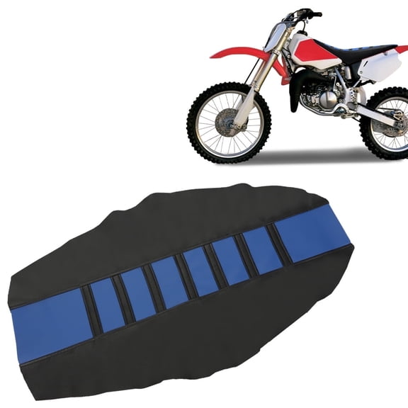 PIT66 Motorcycle Soft Seat Cover, Fit for Honda CR125R CR250R CR500R CR80R CRF100F CRF125F CRF150F, Blue