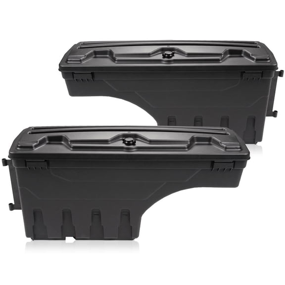 Pair Storage Box Fit For 2007-2018 Chevy Silverado/GMC Sierra Truck Bed Storage Box Toolbox Car RH+LH