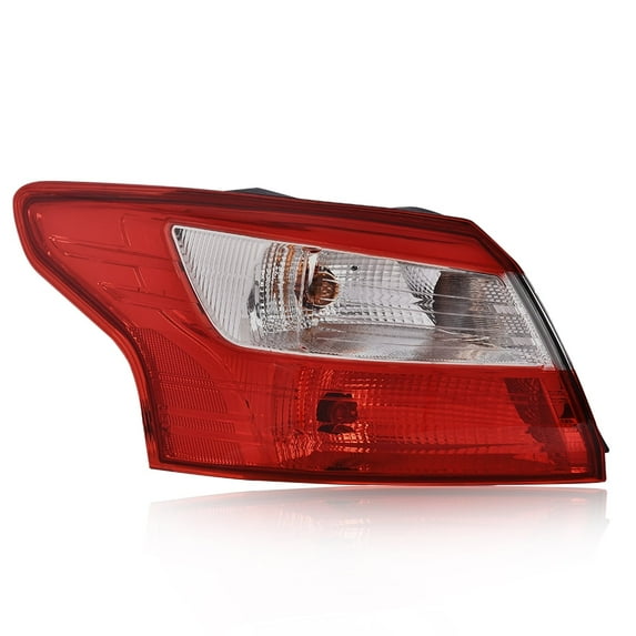 PIT66 Tail Light Fit for 2012-2014 Ford Focus 4-Door Sedan Tail Lamp Outer Left Driver Side