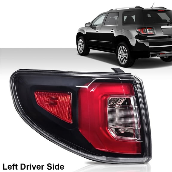 PIT66 Tail Light Left Side Fit For 2013-2016 GMC Acadia 2017-17 GMC Acadia Limited Tail Lamp
