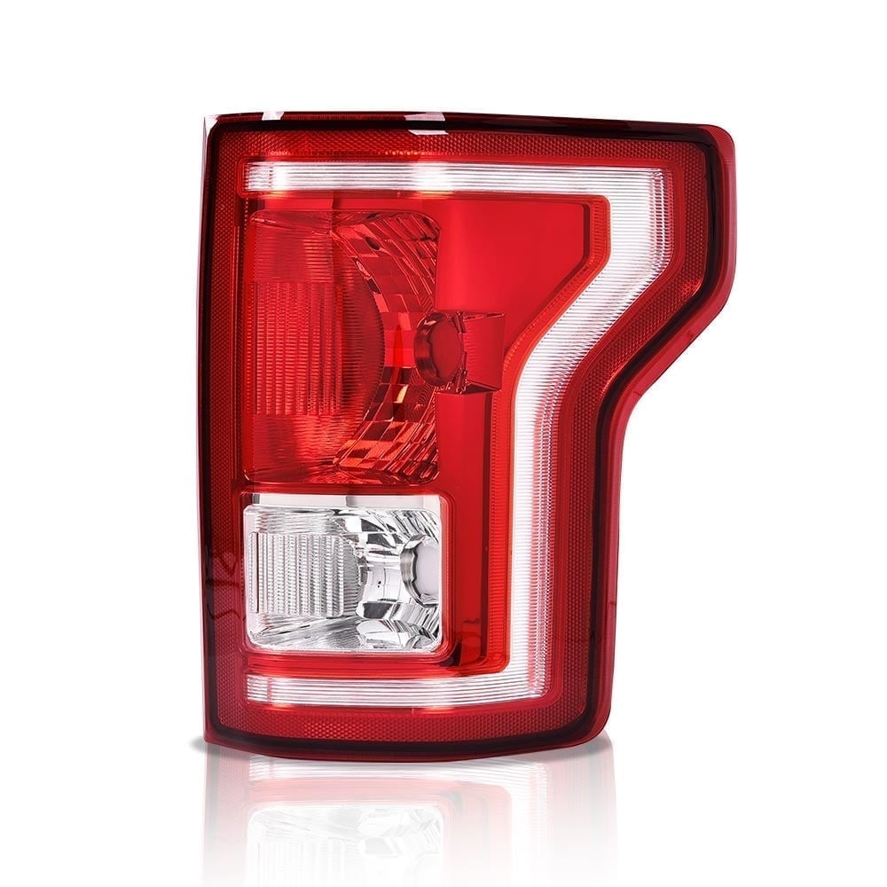 Red Tail Light Right Passenger Side 1Pcs Halogen Brake Lamp Assembly Fit For Ford F-150 2015-2017