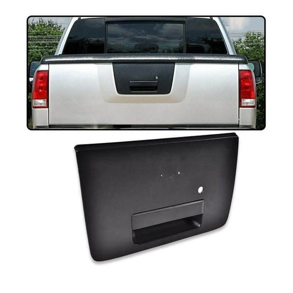 PIT66 Tailgate Handle Rear Back Latch Tailgate Handle Black Liftgate, Fit for 2008-2012 Nissan Titan PRO-4X/2004-2010 Nissan Titan LE, SE, XE/2011-2012 Nissan Titan S, SL, SV