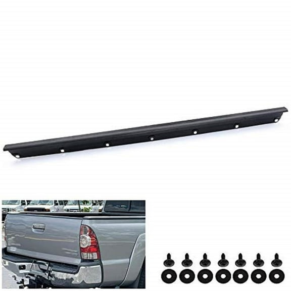 PIT66 Tailgate Protector Cover Top Moulding Cap Spoiler Fit For 05-15 Toyota Tacoma US