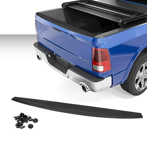 PIT66 Tailgate Protector Molding Top Cap Cover Spoiler Fit For 2009-2018 Dodge Ram1500