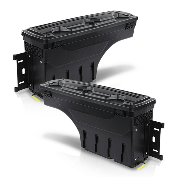 PIT66 Truck Bed Storage Box Left and Right Side Fit for Ford F150 1997-2014