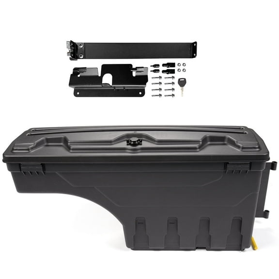 PIT66 Truck Bed Storage Box Toolbox Right Fit For Chevy Silverado GMC Sierra 2007-2018