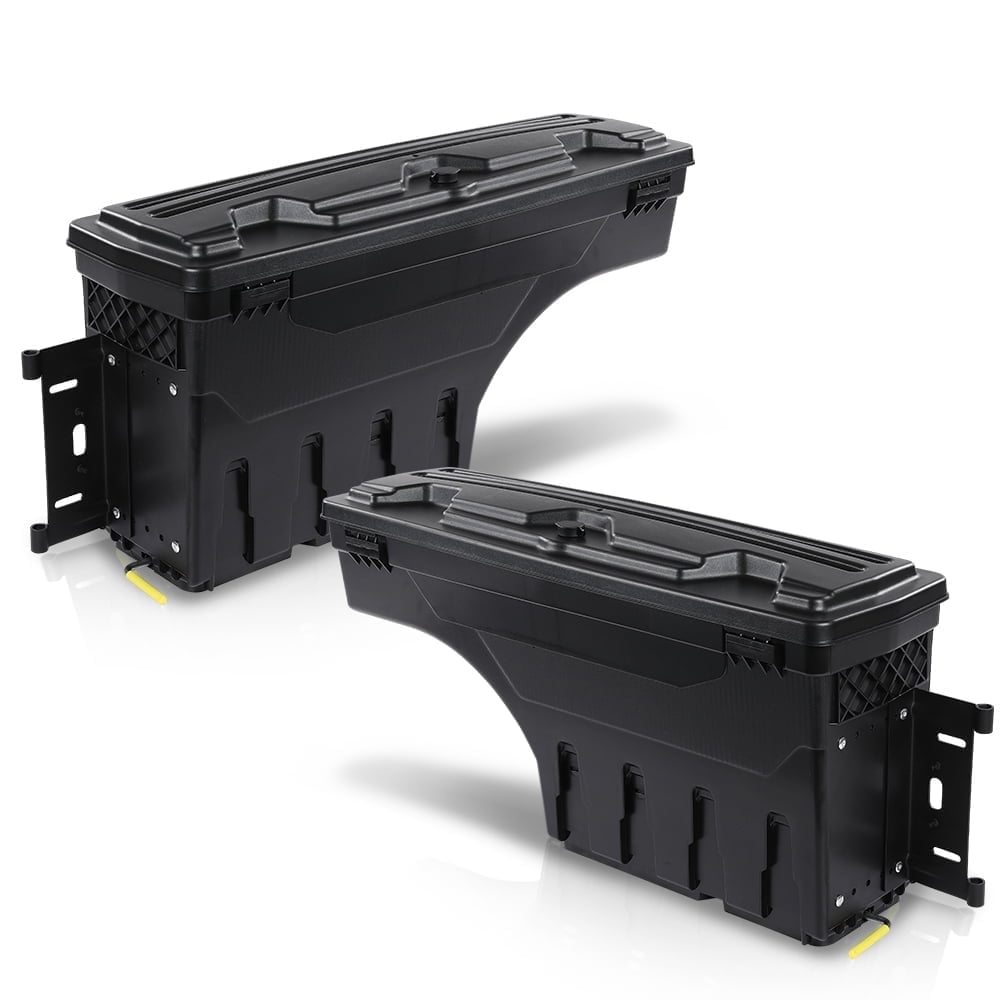 PIT66 Truck Bed Storage Tool Box Left and Right Side Fit for Dodge Ram 1500 2019-2021