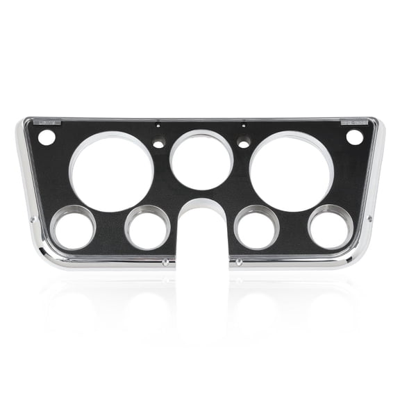 PIT66 Truck Dash Bezel Chrome 7 Hole Plastic Fit for 1967-1972 Chevy C10 GMC C10 Pickup Truck