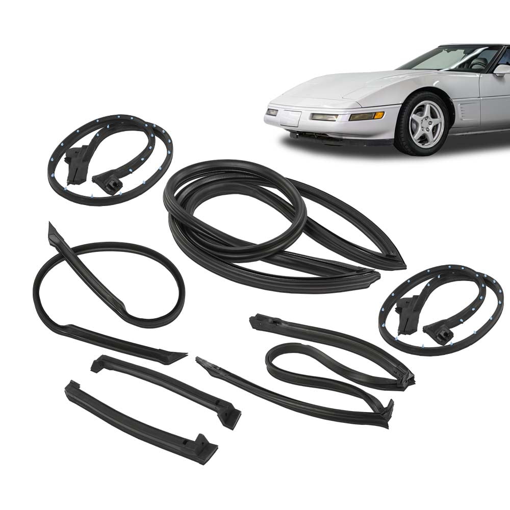 PIT66 Weatherstrip Kit Weather Strip Seal fit for Corvette C4 Coupe