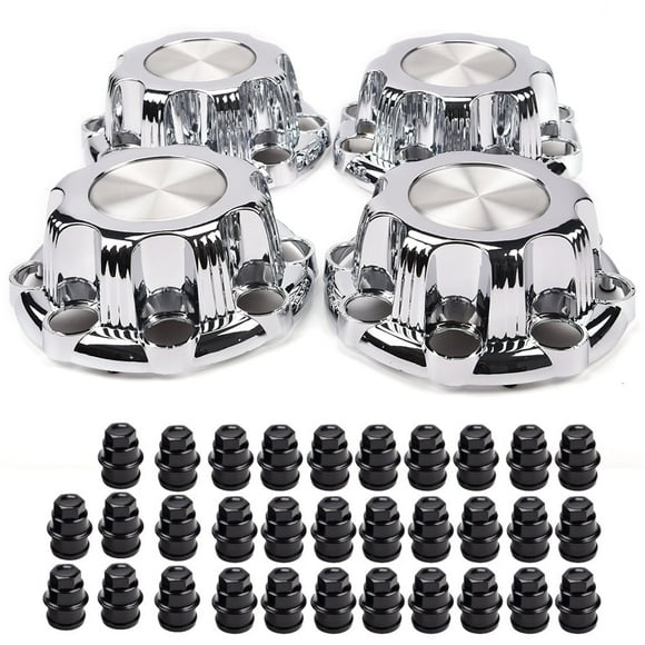 PIT66 Wheel Bearing Hub Center Cap Fit For Silverado Avalanche Sierra 1500 2500 Chrome