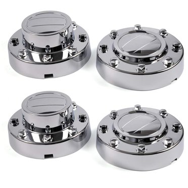 Pacific Dualies Stainless Steel Dually Wheel Hubcaps – Fits 2003-2018 Dodge Ram 3500, 17 Inch