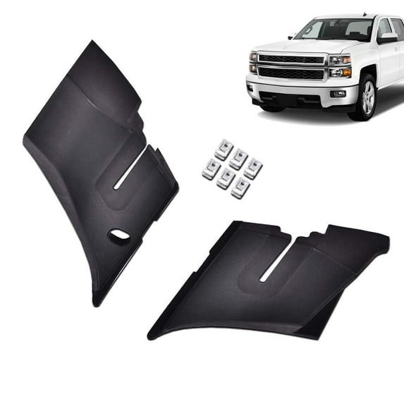 PIT66 Windshield Wiper Cowl End Panel, Fit for 2007-2013 Chevy Silverado Truck 1500 2500 3500