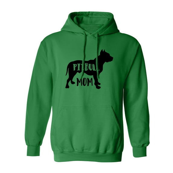 PITBULL MOM Adult Hooded Sweatshirt