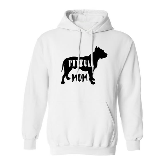 PITBULL MOM Adult Hooded Sweatshirt