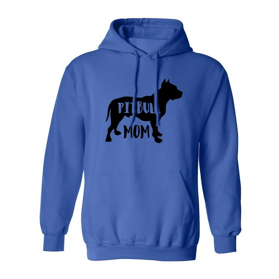 PITBULL MOM Adult Hooded Sweatshirt