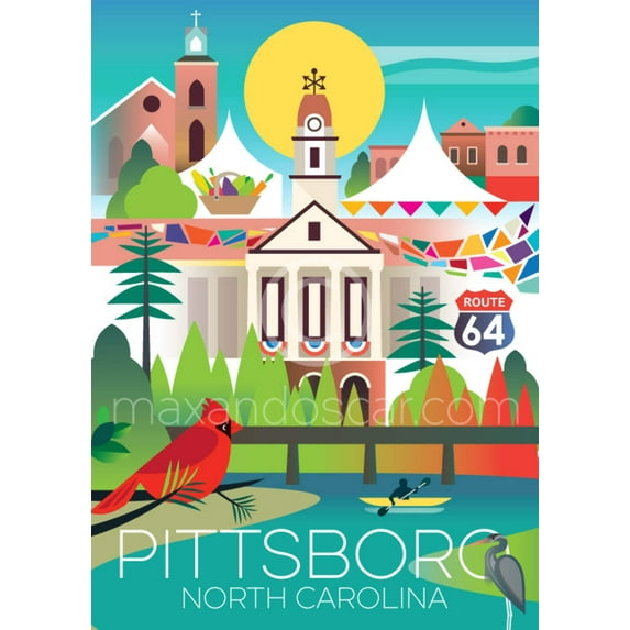 PITTSBORO, NORTH CAROLINA JIGSAW PUZZLE