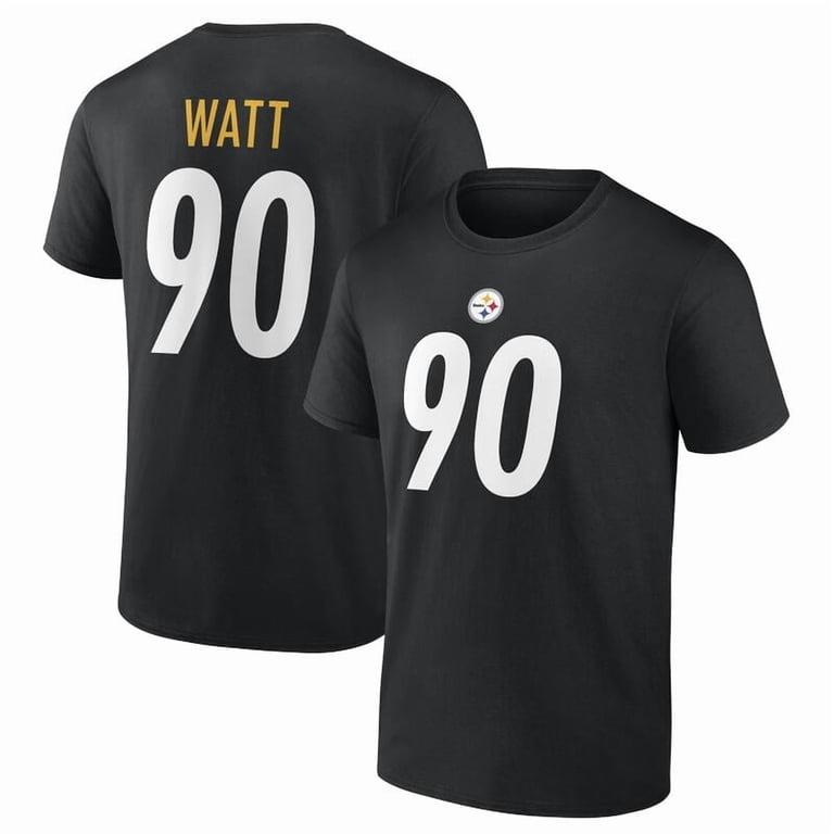 NFL T.J. Watt Pittsburgh Steelers Mens Name & Number Short Sleeve