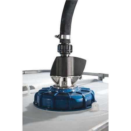 PIUSI Stainless Steel DEF Coupler, 3/4 In. Barb Connector, 6 In. Length, 0.84 In. Size, For Use With Totes, Drums CA2