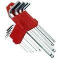 thumbnail image 1 of PIVOTANT 9-Piece Hex Key Set with Ball Ends | Ideal for Bicycle Repairs & More | Sizes from 1/16" (0.2 cm) to 3/8" (1 cm) | Handy Hinged Storage, 1 of 3