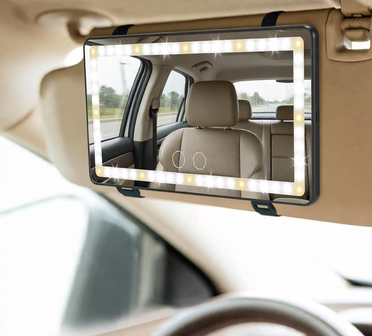 VISOR LIGHTED MIRROR