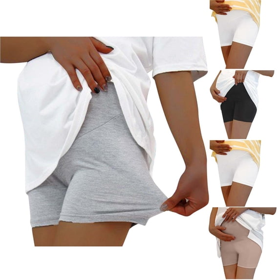 PIWHJQK Maternity Casual Shorts Maternity Solid Lightweight Short Flash For Summer Bottoms