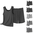 thumbnail image 1 of PIWHJQK Women Summer Outfits Set Athletic Tank Tops Set Women Activewear Set Sleeveless Round Neck Tank Top And Elastic Waist Shorts Outfits Set, 1 of 6
