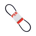 thumbnail image 1 of PIX North America 3L350 32.5 in. FHP Rubber V-Belt, Black, 1 of 1
