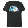 thumbnail image 1 of PIXAR Monsters Inc. Mike, Sully & Boo Holiday Snowball - Short Sleeve Blended T-Shirt for Adults - Customized-Dark Heather, 1 of 5