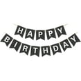 thumbnail image 1 of PIXHOTUL Pre-Strung Happy Birthday Banner  - NO DIY - with Shiny Letters Glitter Happy Birthday Banner for Black Birthday Party Decorations and Supplies, 1 of 7
