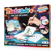 PIXICADE! - PLUS - Draw Your Own Video Game Creator Kit for Kids Ages 6+ – Turn Hand-Drawn Art into Playable Games