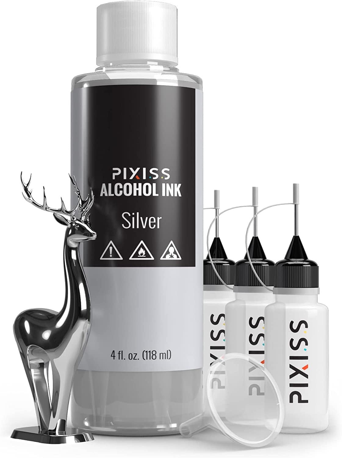 Pixiss 4oz Black & White Alcohol Ink
