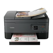 Canon PIXMA TR7020a All-in-One Wireless Color Inkjet Printer, with Duplex Printing, Mobile Printing, and Auto Document Feeder, Black, Works with Alexa