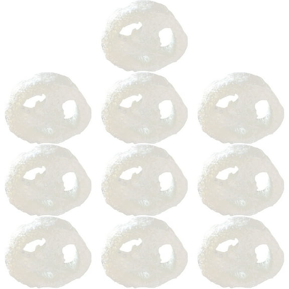 PIXNOR 10 Pcs Kitchen Sponge Healthy Skin Sponges Natural Loofah