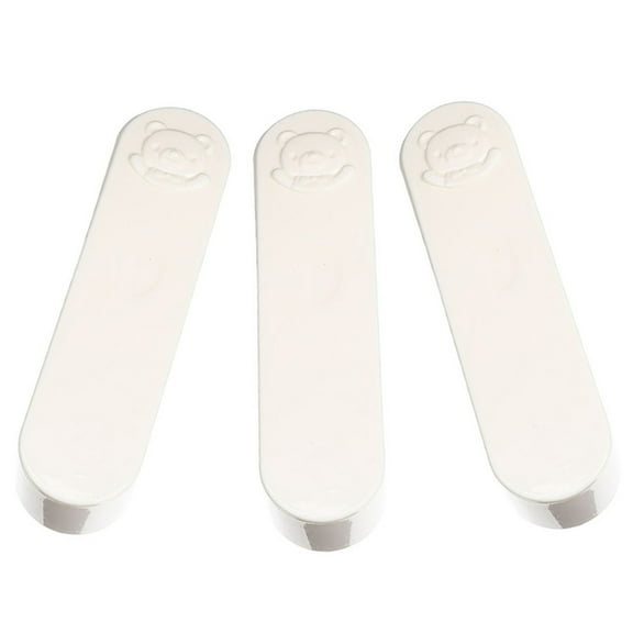 PIXNOR 3 Pcs Bobby Pin Case Travel Storage Boxes Lid Wicker Cotton Pad Holder White