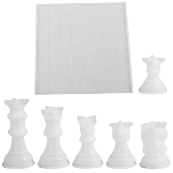 PIXNOR Chess Book Magnetic Board Mold Set Molds Flexible and Reusable