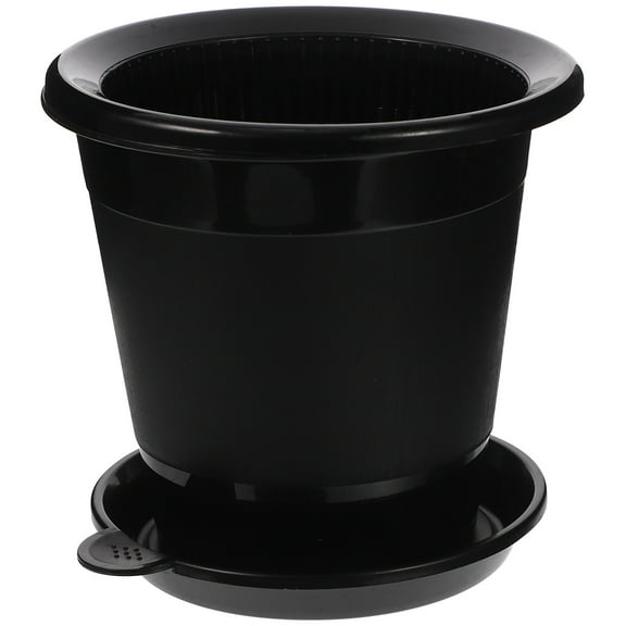 FELTECHELECTR Gardening Plants Pots Black PP Ideal for Scindapsus Aureus 1Set