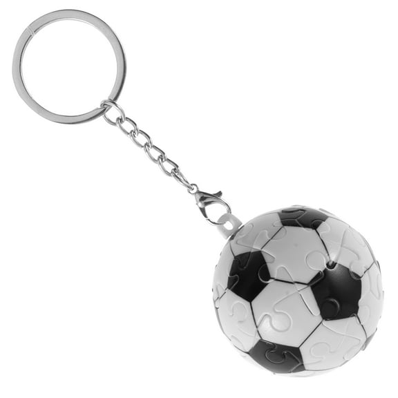 PIXNOR  Soccer Ball Keychains Bulk Fine Craftsmanship for Sports Fans Lovers