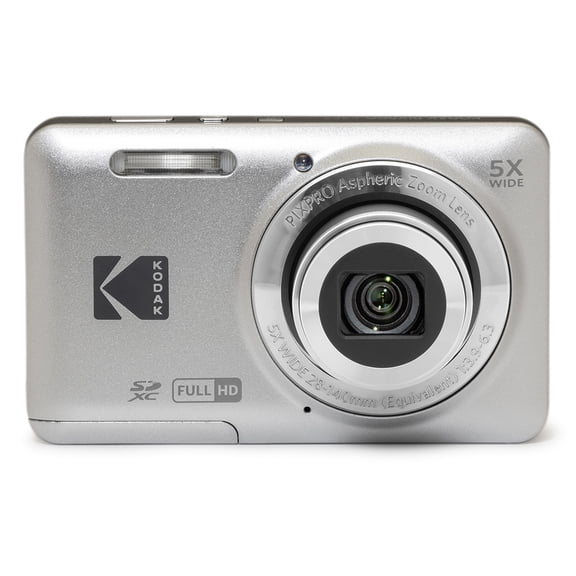 Kodak PIXPRO FZ55 Friendly Zoom Digital Camera, Silver